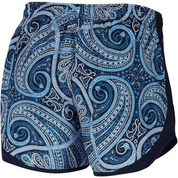 Nike Shorts NWT Tempo Red/Blue Paisley Running Athletic Dri-Fit Women's XS - Picture 2 of 3